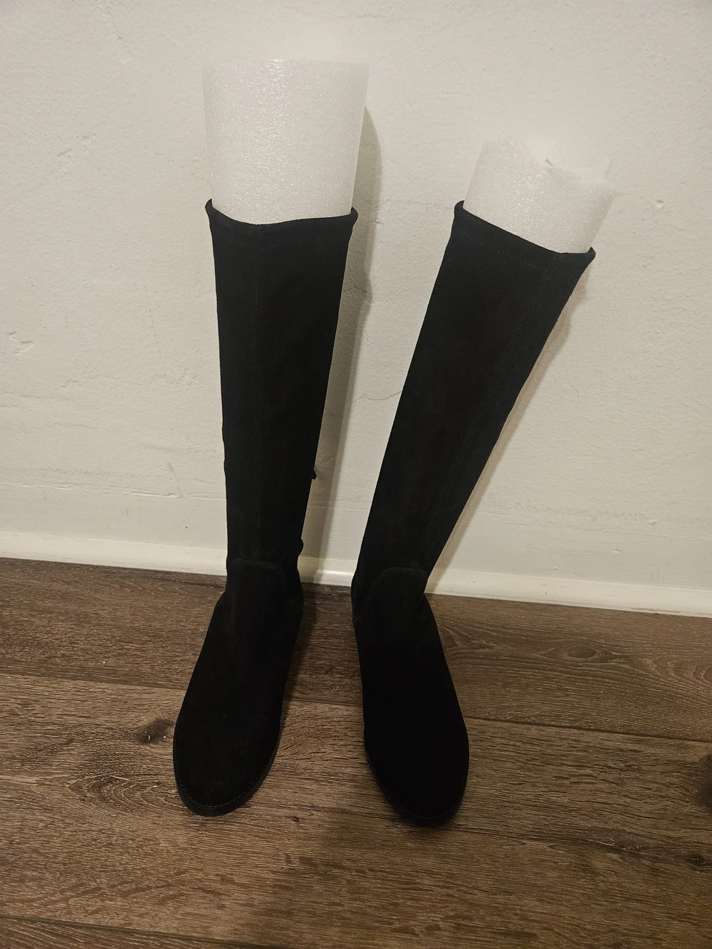 Stewart Weitzman Black Suede Boots Size 4.5